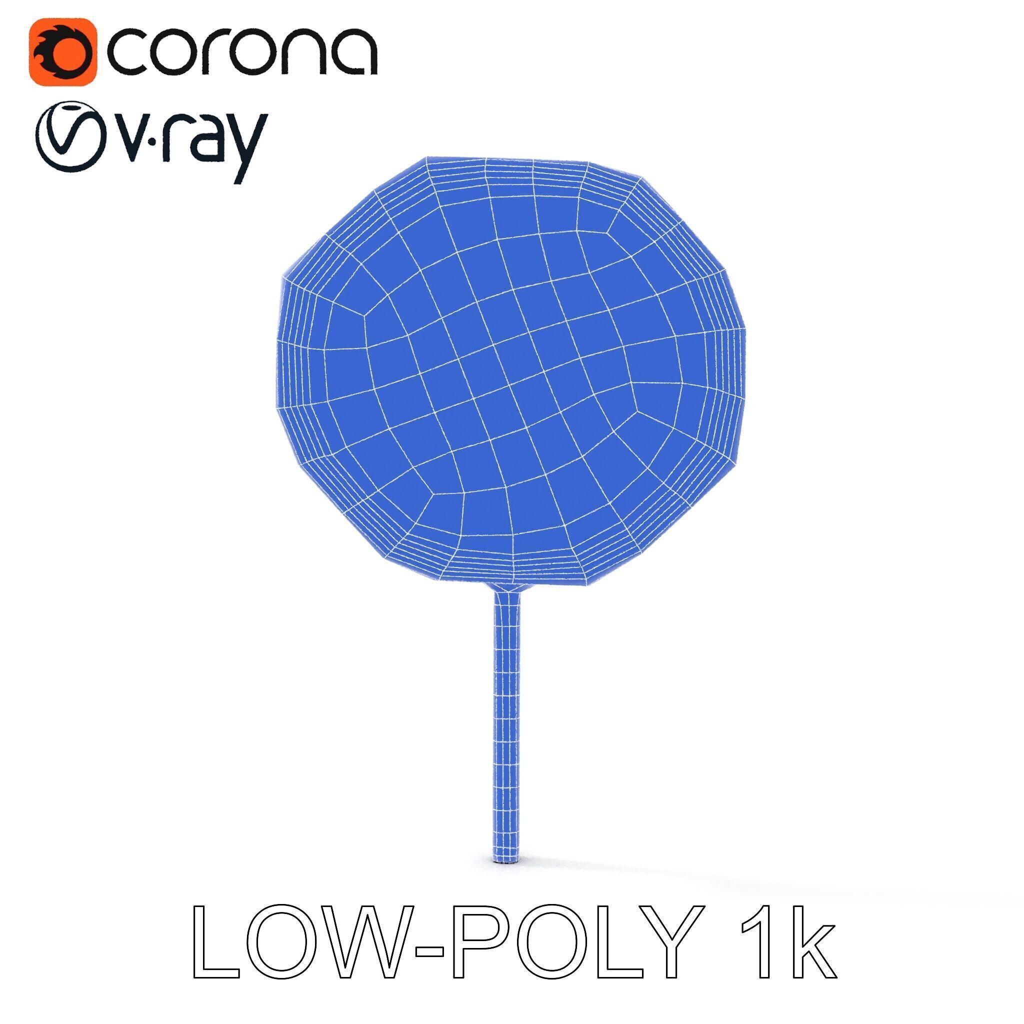 Realistic Stop Sign D Model Pack Low-poly 3D model_32