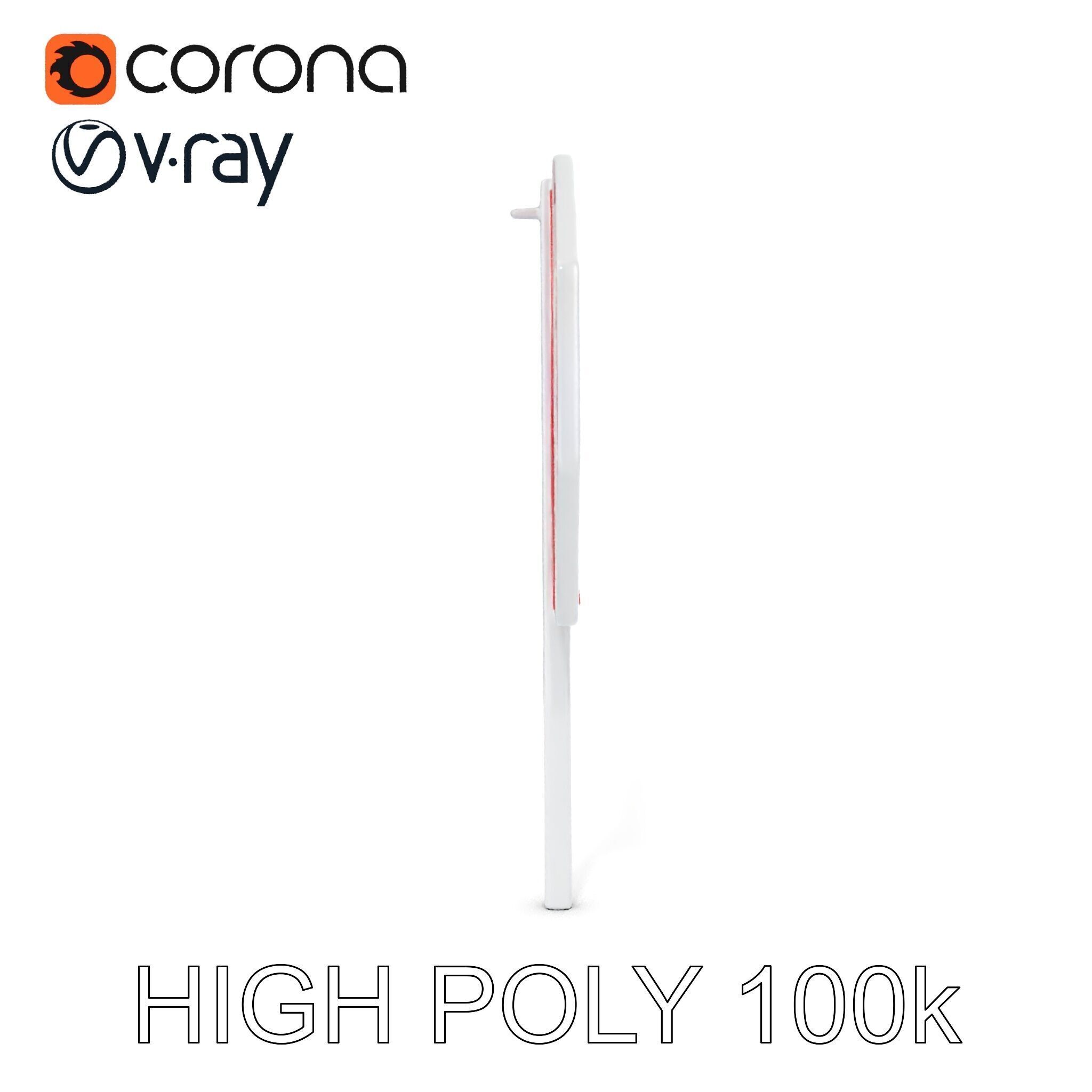 Realistic Stop Sign D Model Pack Low-poly 3D model_36