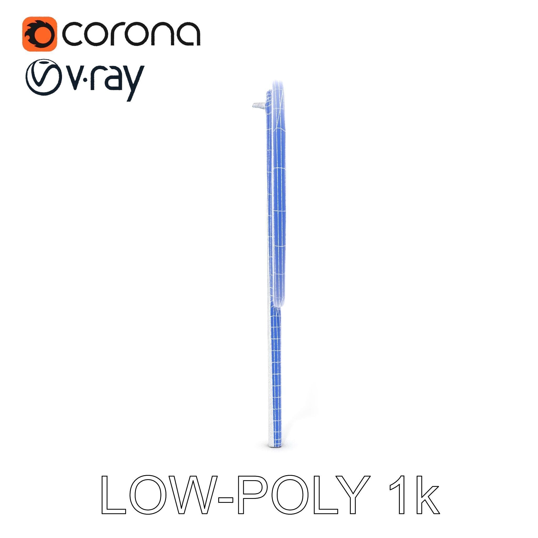 Realistic Stop Sign D Model Pack Low-poly 3D model_8