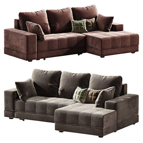 Corner sofa Darol 3D model 4