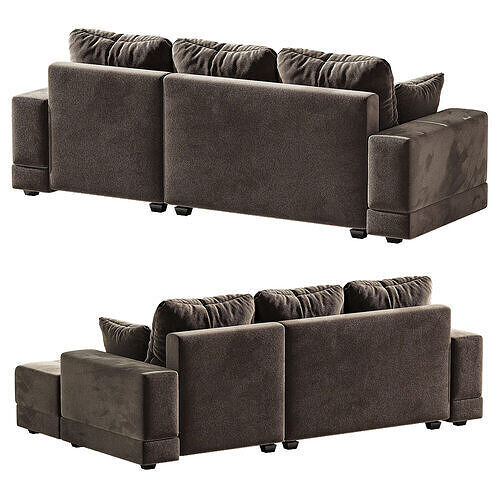 Corner sofa Darol 3D model 5