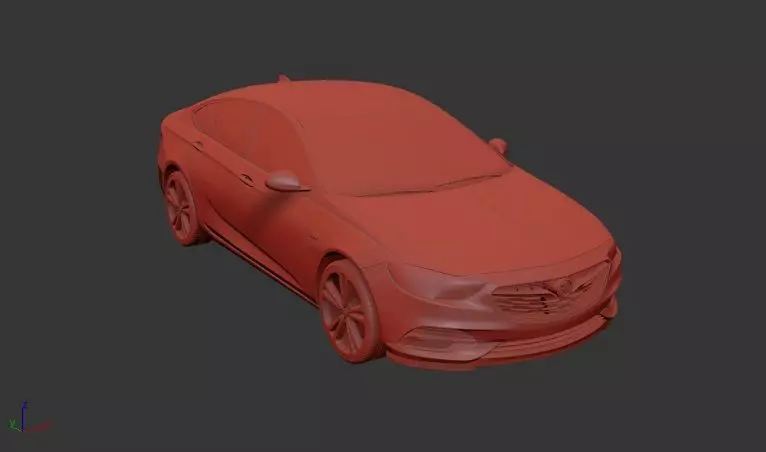 Holden Commodore Mk5 ZB 2017 3D print model_0