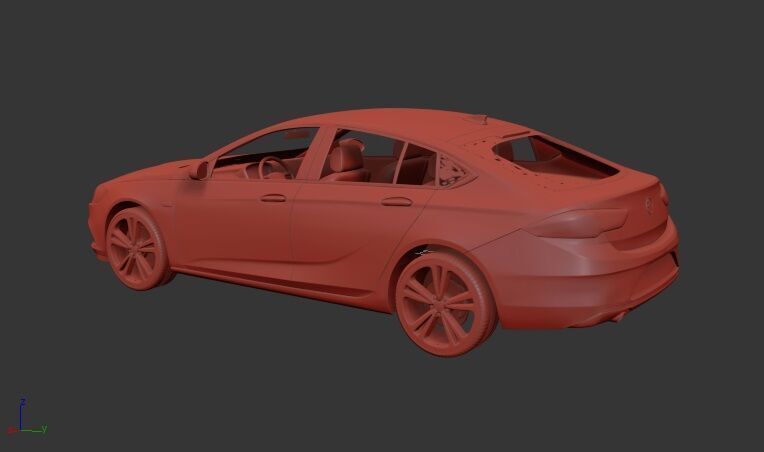 Holden Commodore Mk5 ZB 2017 3D print model_1