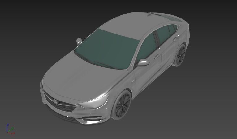 Holden Commodore Mk5 ZB 2017 3D print model_2