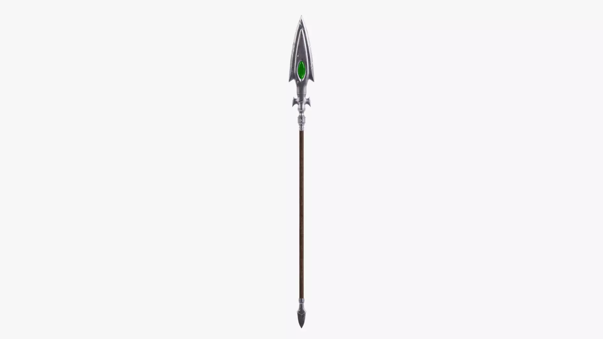 Fantasy Spear Low-poly 3D model_0