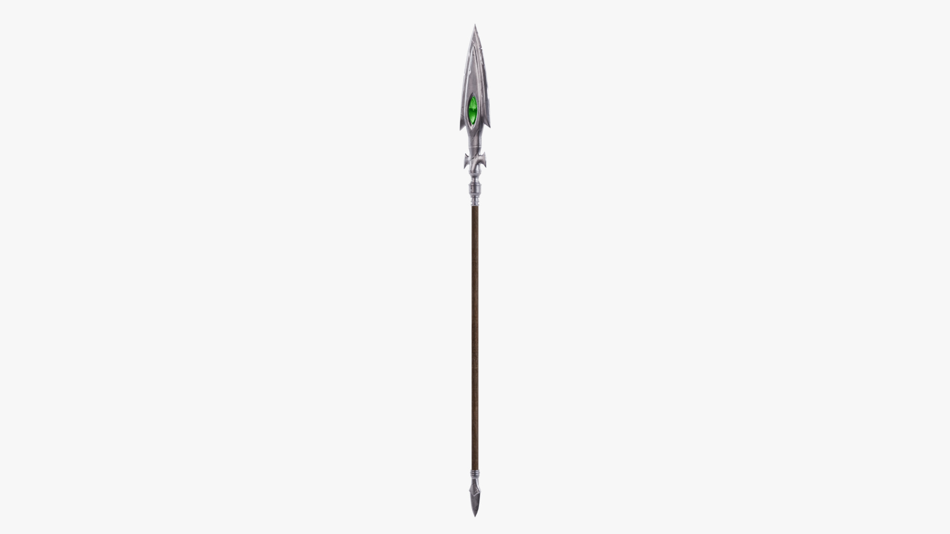 Fantasy Spear Low-poly 3D model_3
