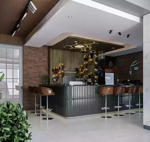Restaurant Bar  3D model