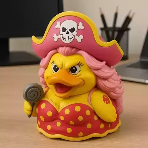 Rubber Duck - Bigmom One piece- 3d print 3D print model