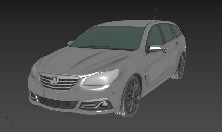 Holden Commodore Calais V VF sportwagon 2013 3D print model_2