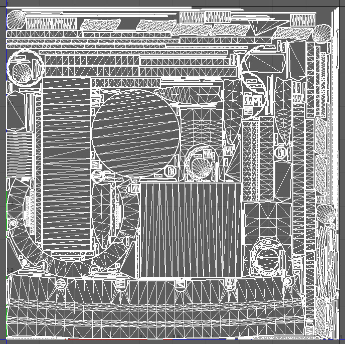 Sci Fi Mechanical Gavel  Hammer  Game Ready Low-poly 3D model_4