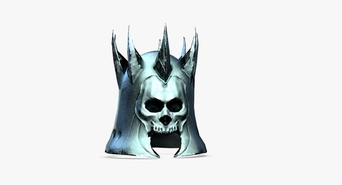 Helmet lord of rings skull Free low-poly 3D model