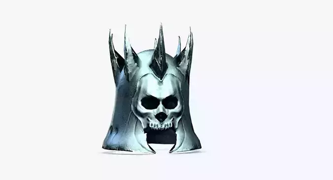 Helmet lord of rings skull Free low-poly 3D model