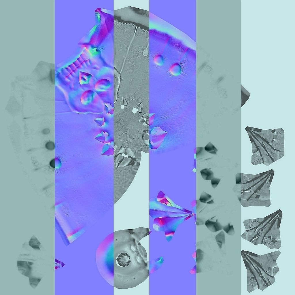 Helmet lord of rings skull Free low-poly 3D model_8