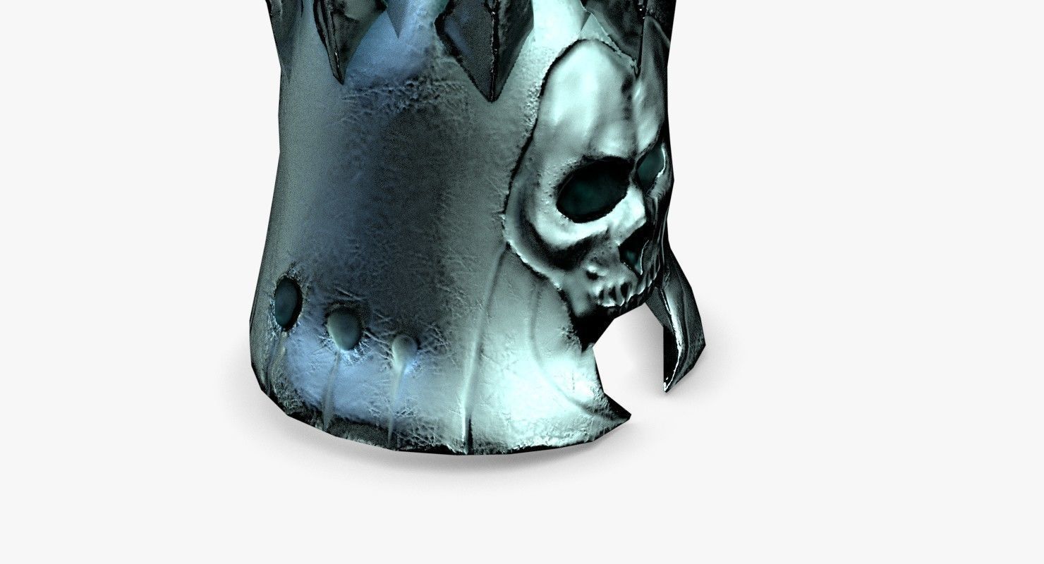 Helmet lord of rings skull Free low-poly 3D model_3