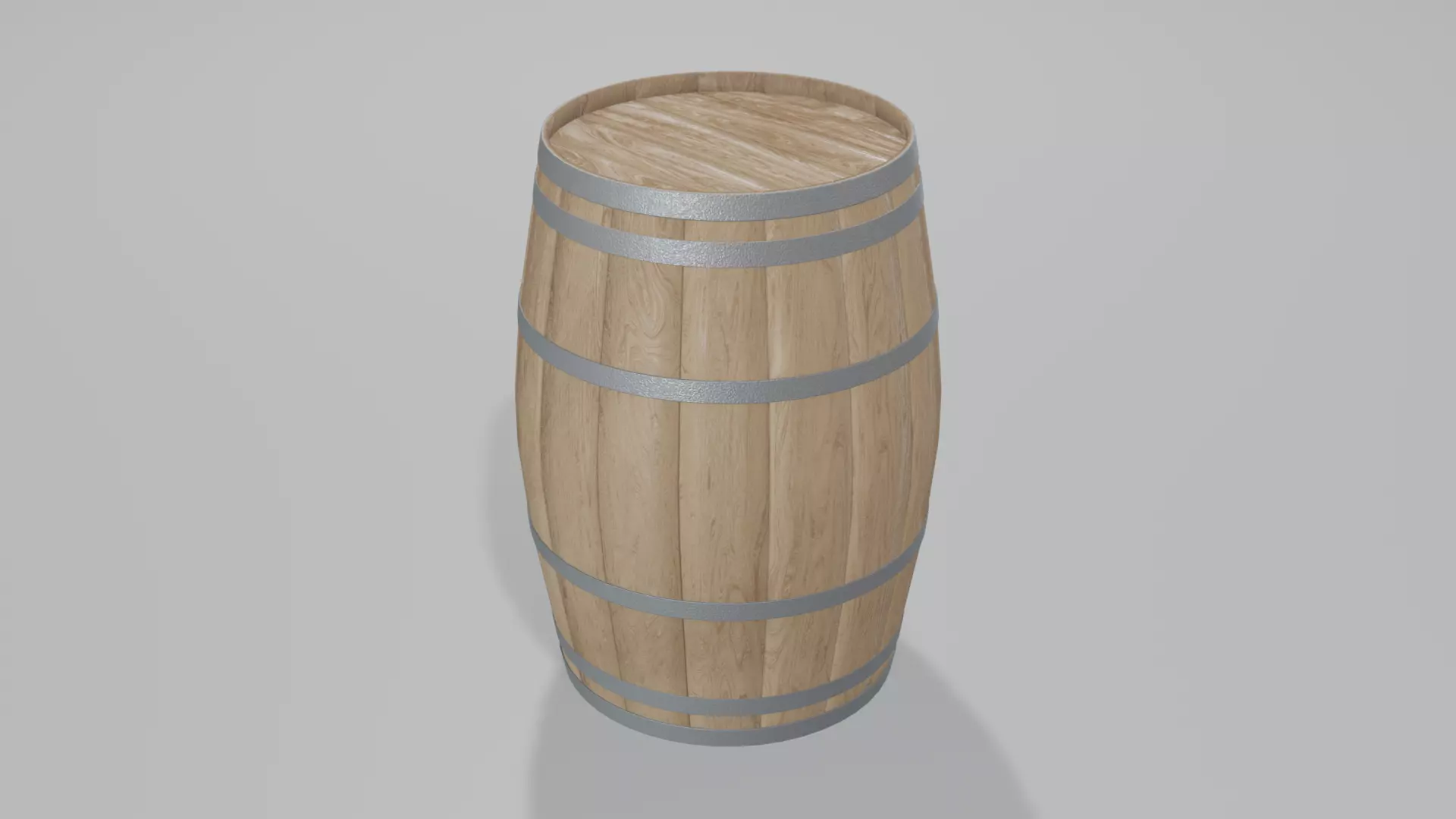 Light Toasted Bordeaux Barrel 3D model_0