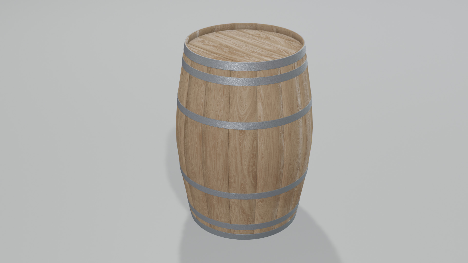 Light Toasted Bordeaux Barrel 3D model_1