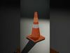 Traffic Cone Model Pack for D Rendering and Game Development Low-poly 3D model_2