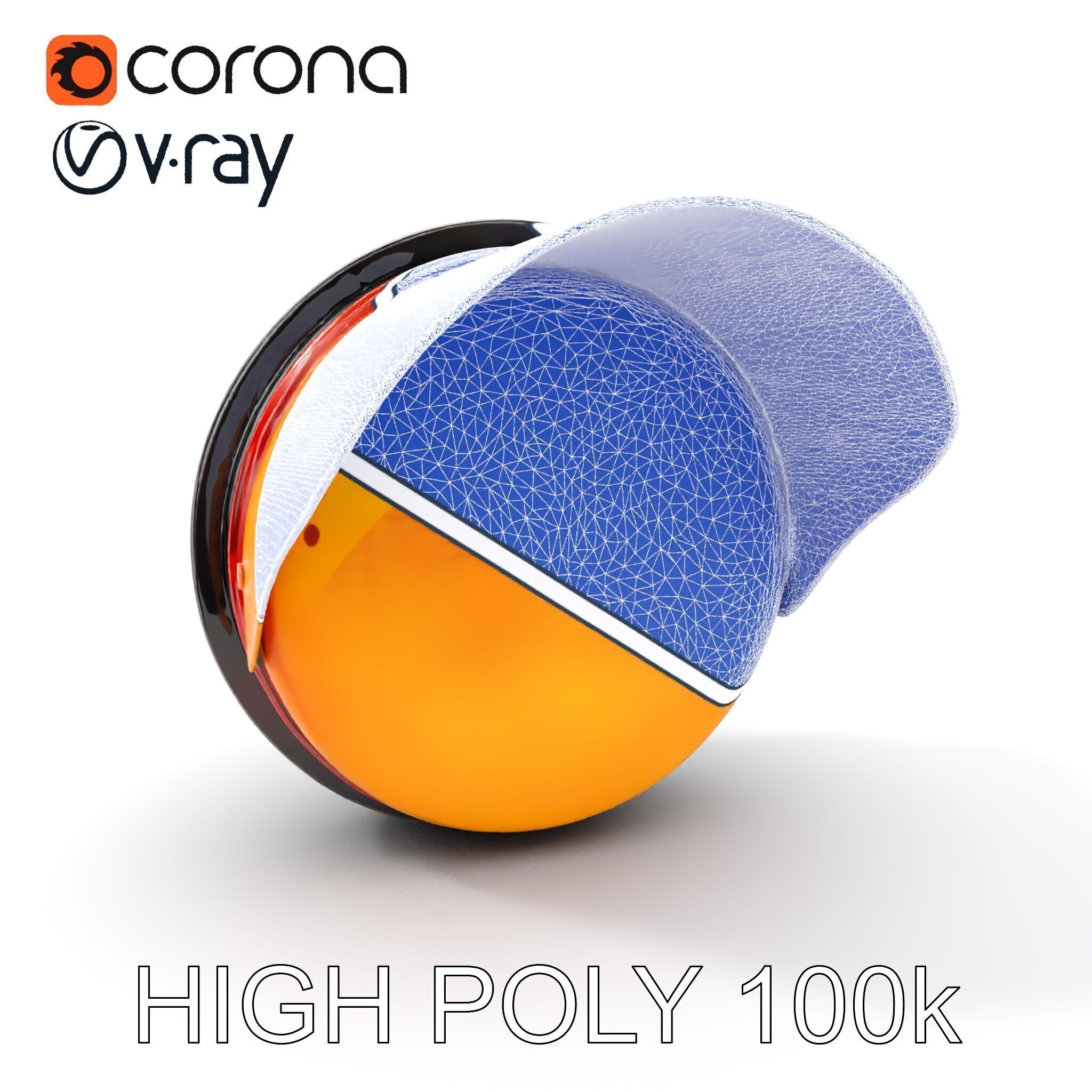 Industrial Traffic Light Model Pack with PBR Textures Low-poly 3D model_5