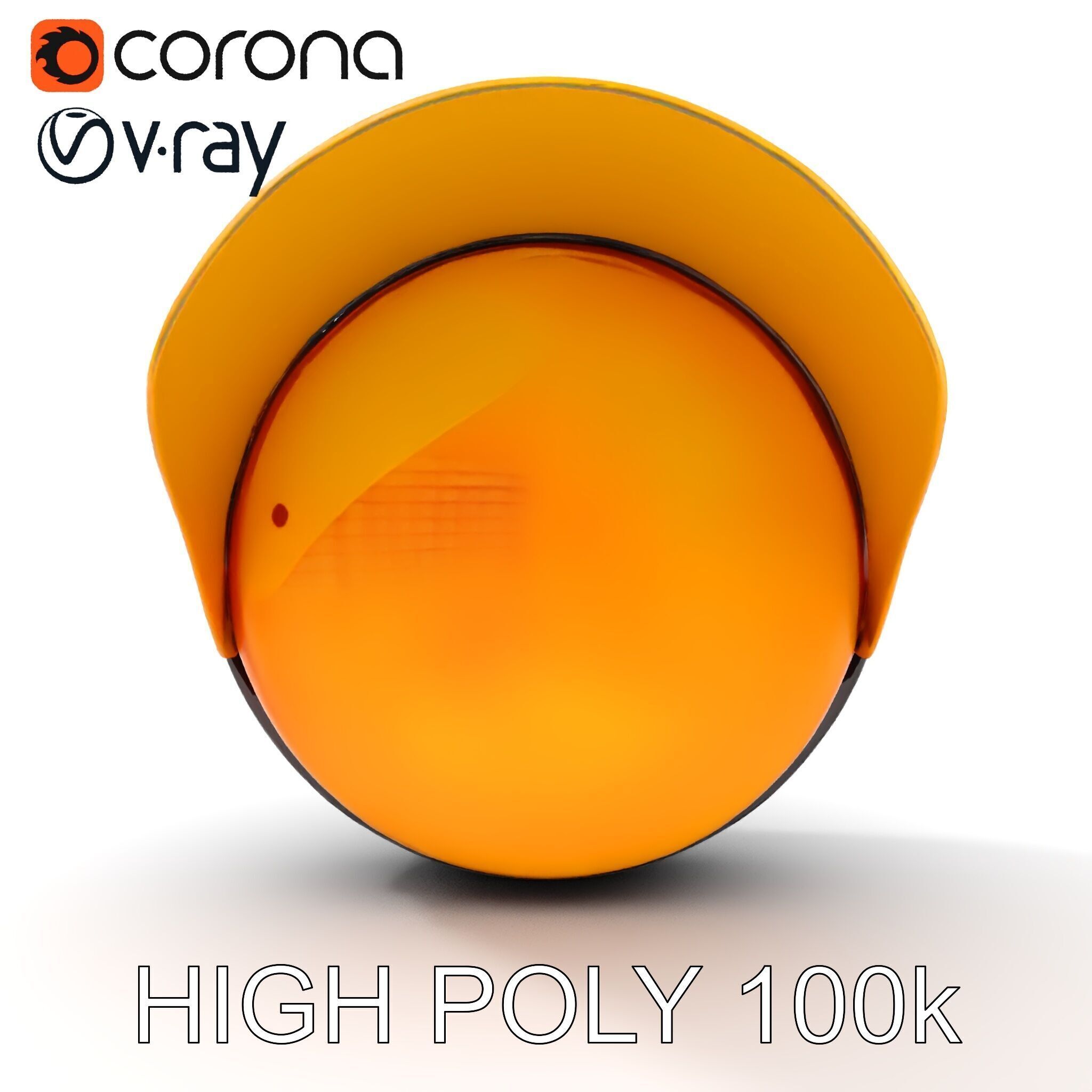 Industrial Traffic Light Model Pack with PBR Textures Low-poly 3D model_28