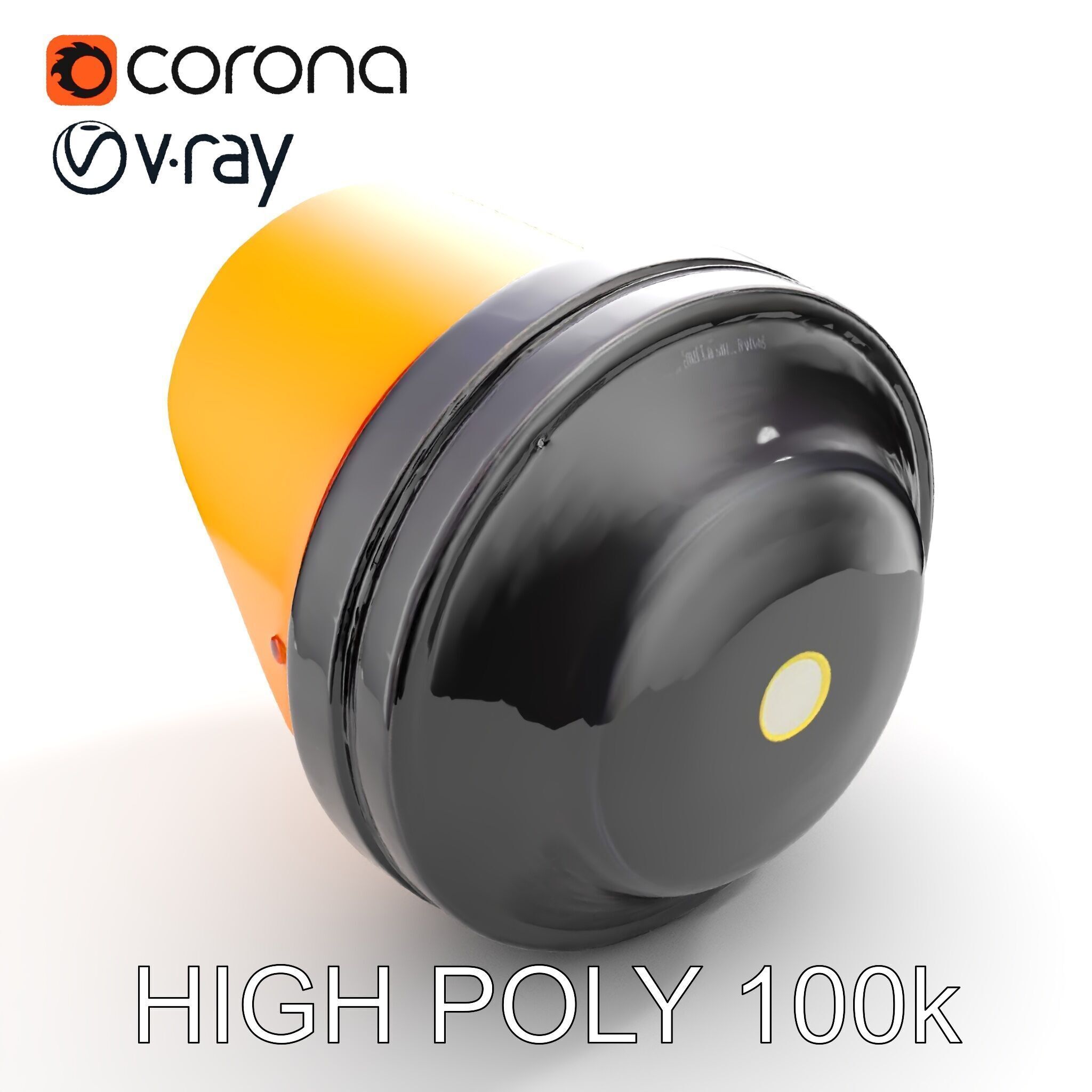 Industrial Traffic Light Model Pack with PBR Textures Low-poly 3D model_27