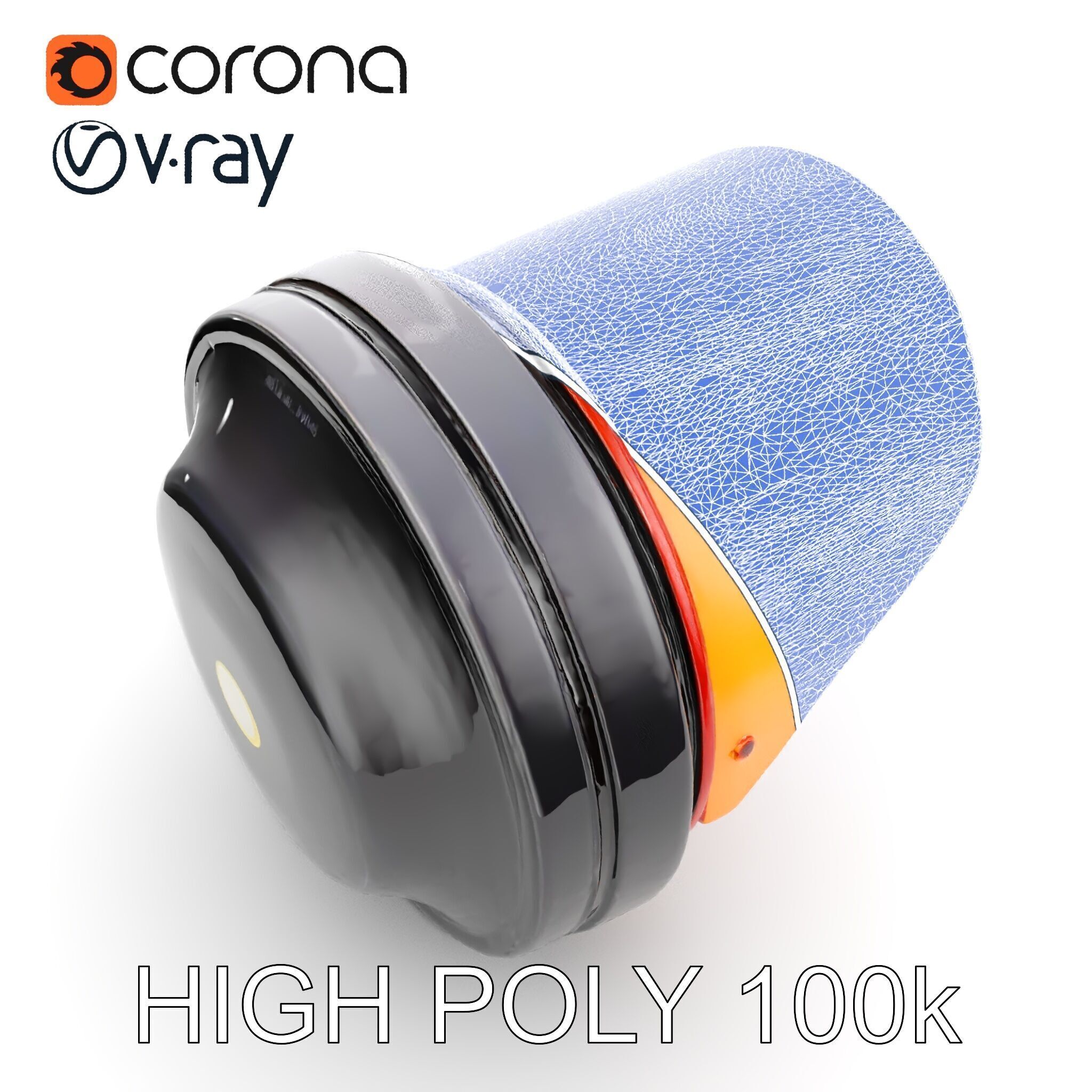 Industrial Traffic Light Model Pack with PBR Textures Low-poly 3D model_35