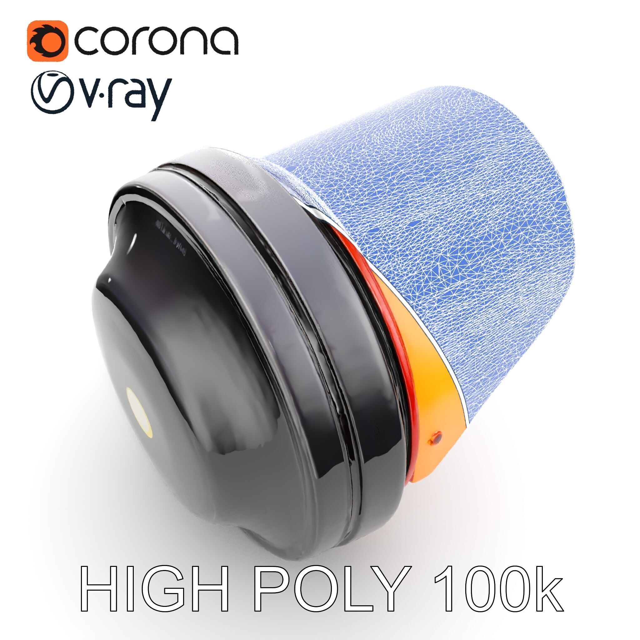 Industrial Traffic Light Model Pack with PBR Textures Low-poly 3D model_7