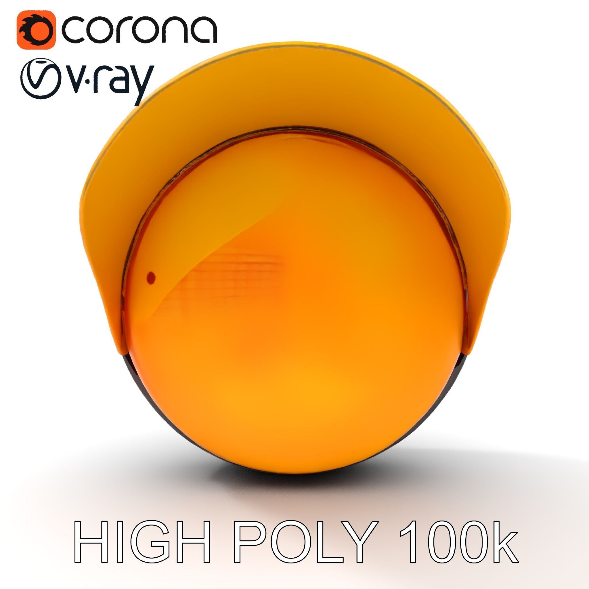 Industrial Traffic Light Model Pack with PBR Textures Low-poly 3D model_30