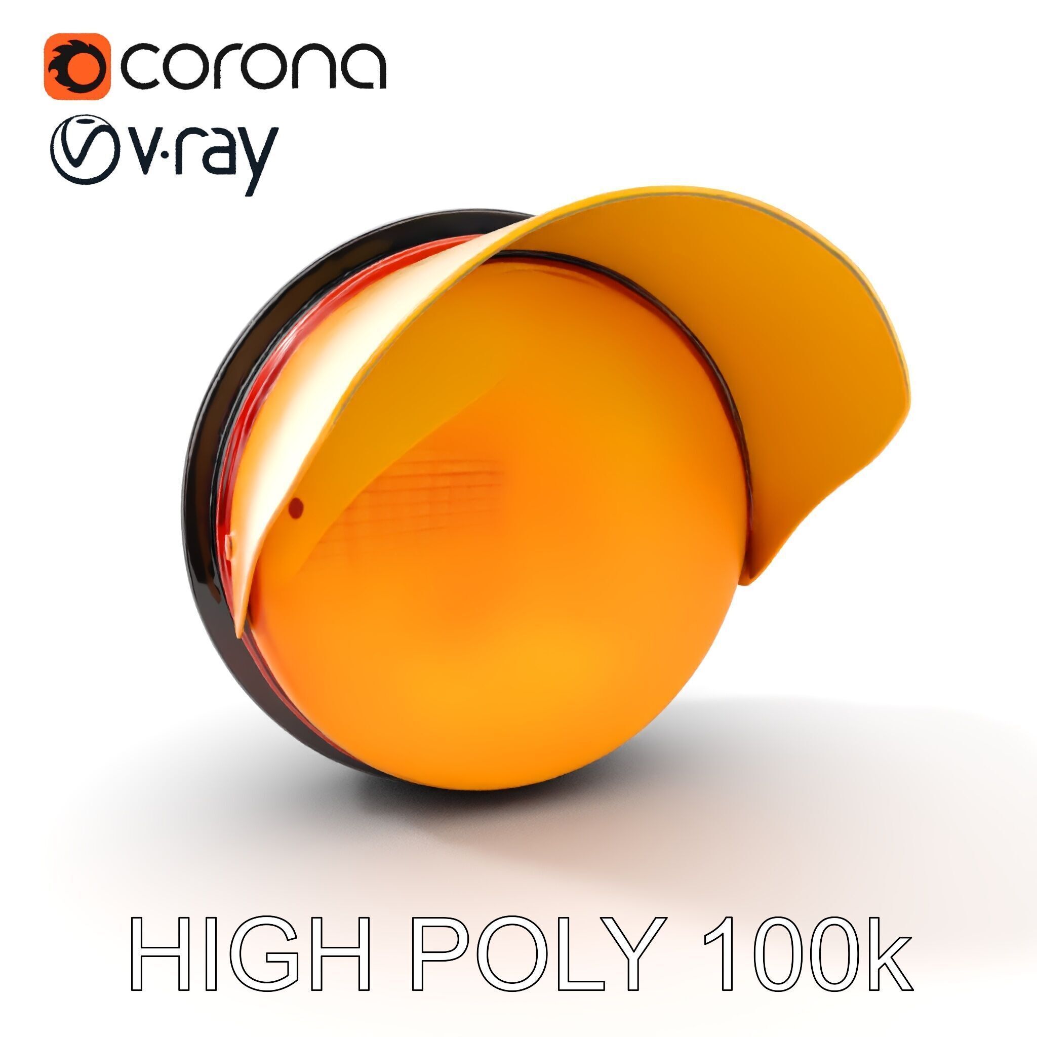 Industrial Traffic Light Model Pack with PBR Textures Low-poly 3D model_20