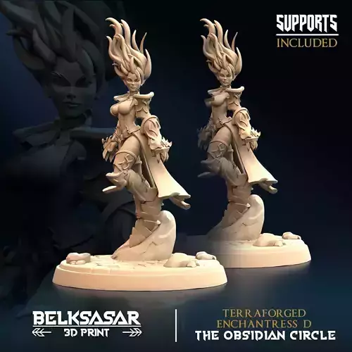 Terraforged Enchantress D Nude and Normal