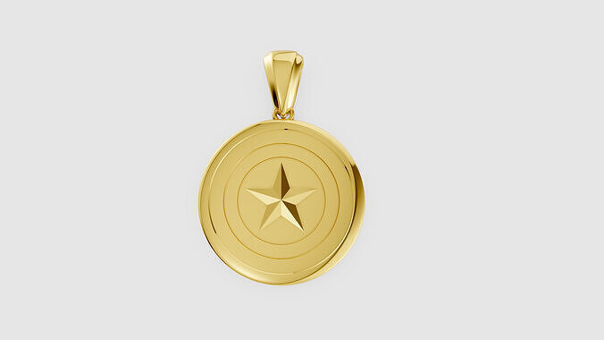 Star pendant 3D print model