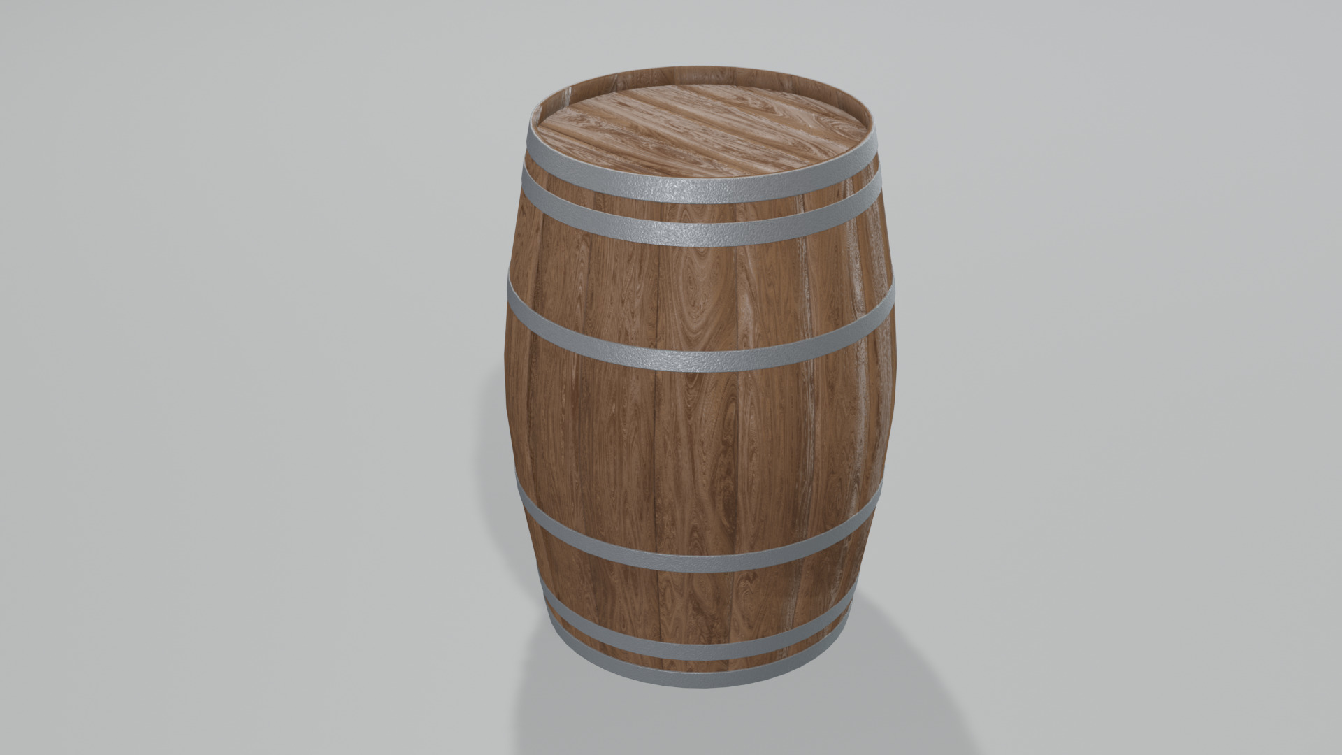 Medium Toasted Bordeaux Barrel 3D model_1