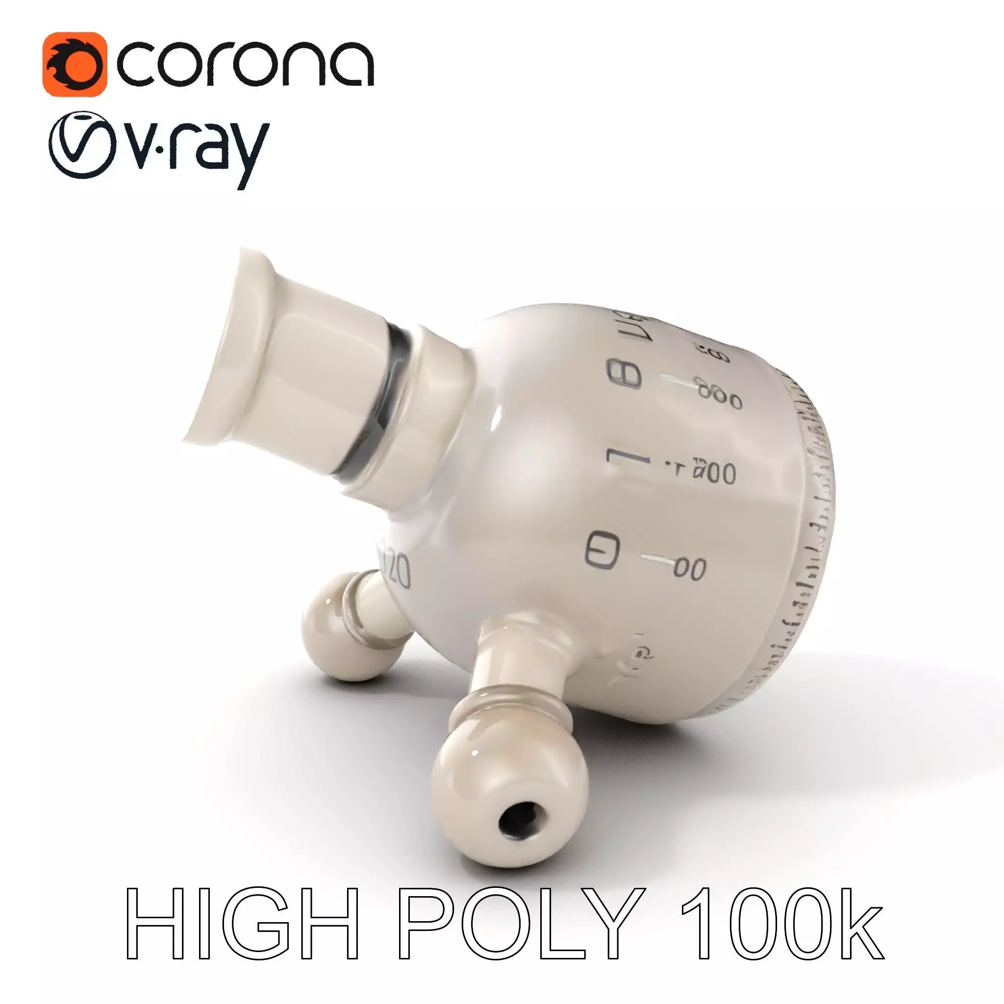 Precision Metal Tool D Model Pack Low-poly 3D model_0