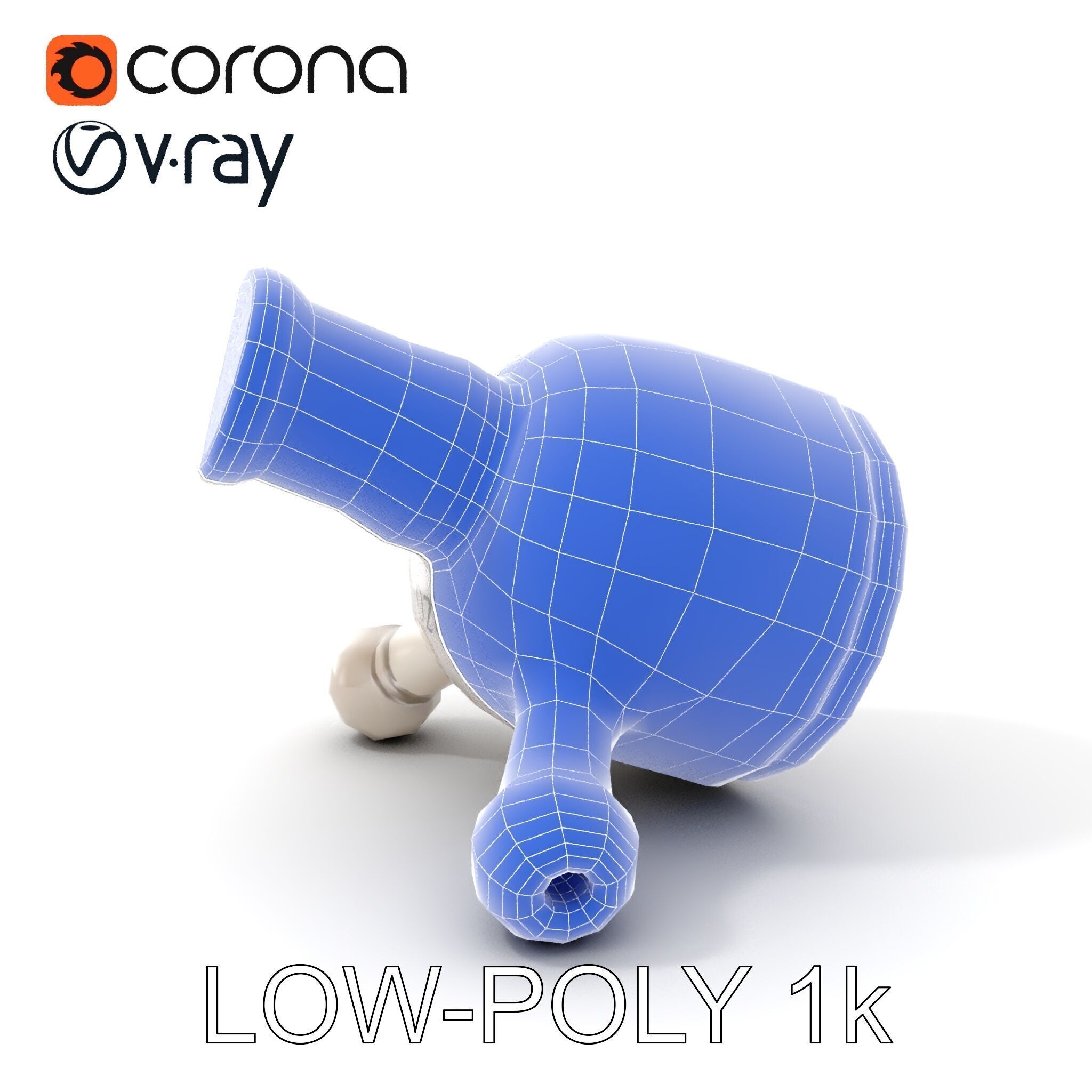 Precision Metal Tool D Model Pack Low-poly 3D model_12