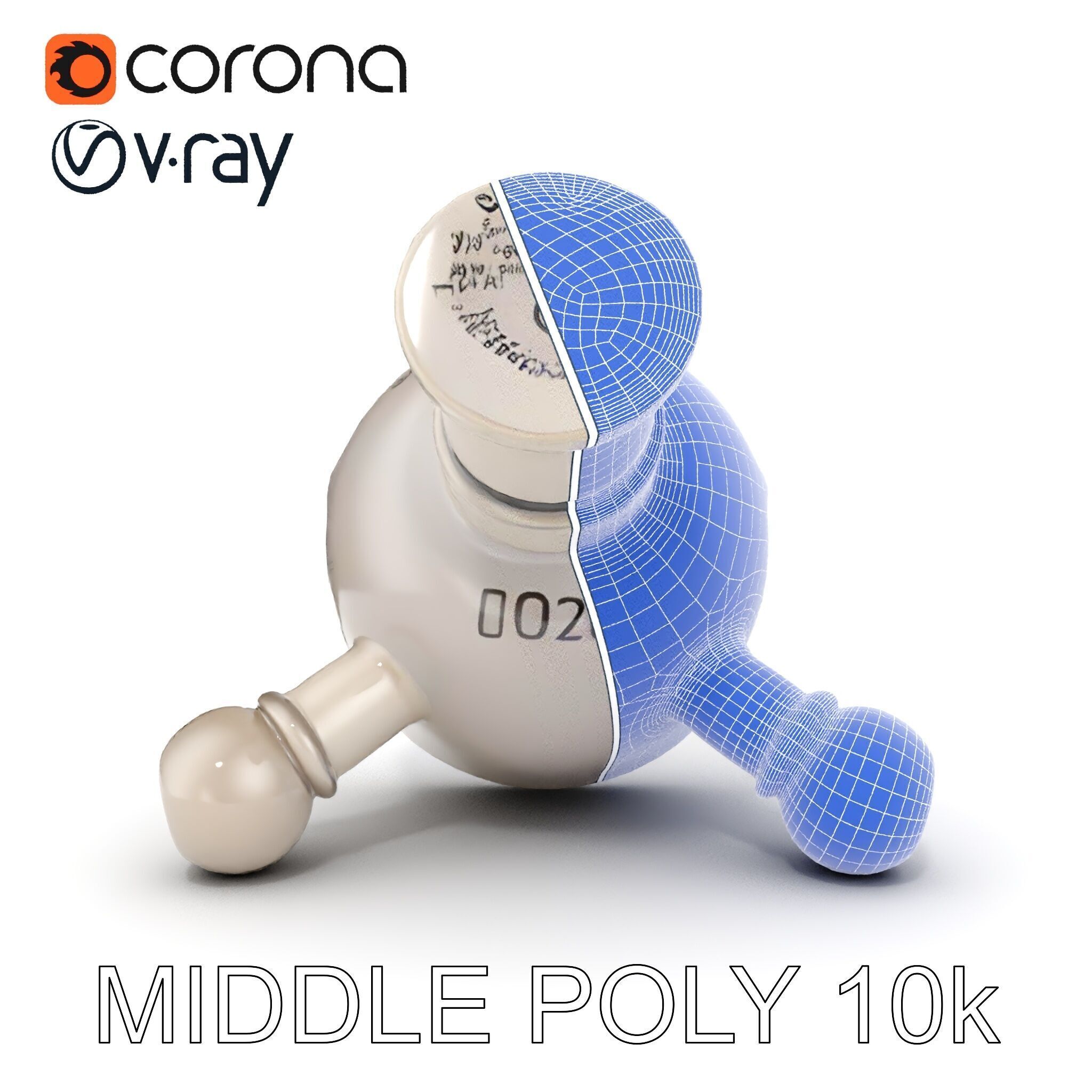 Precision Metal Tool D Model Pack Low-poly 3D model_25