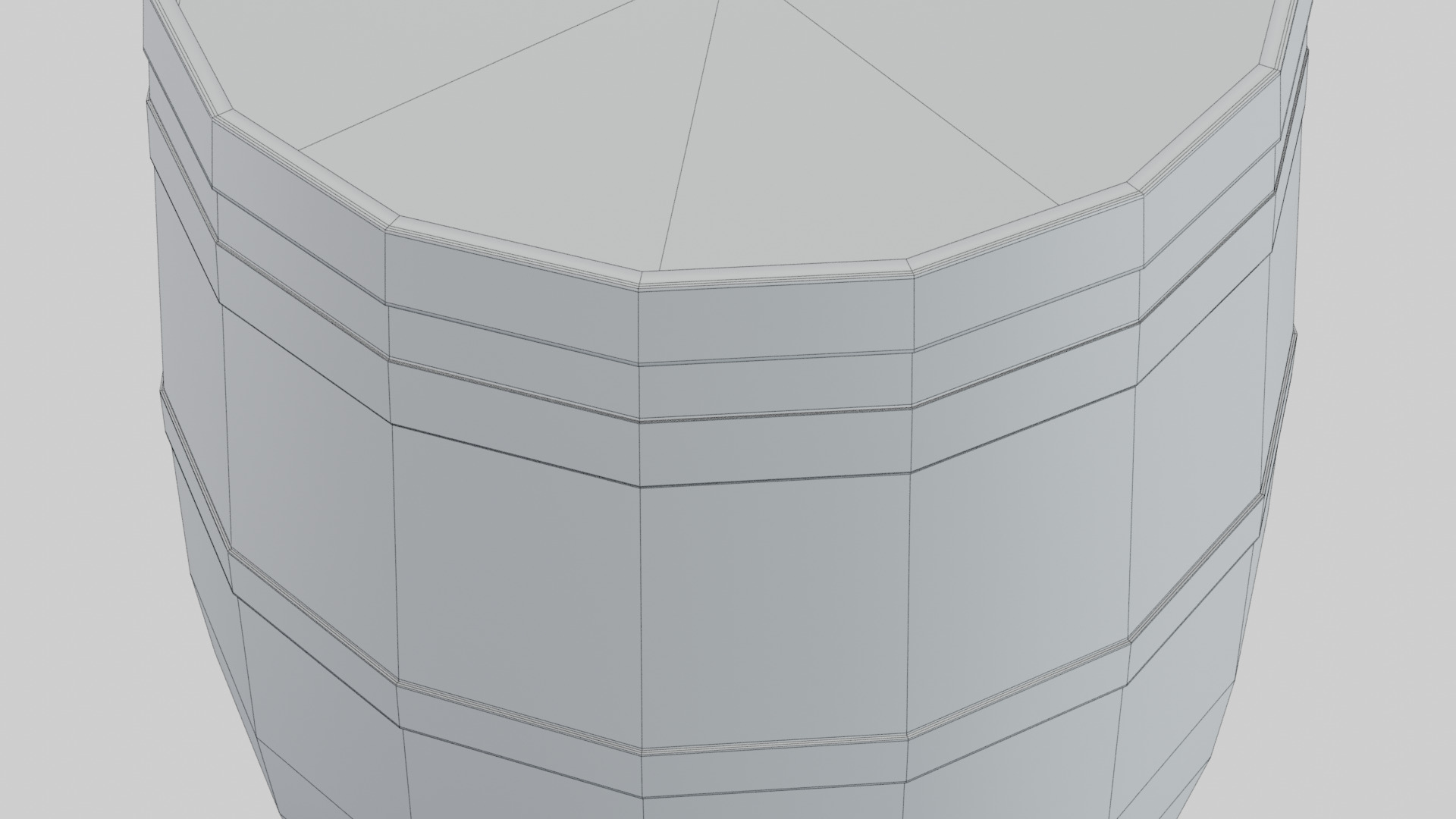 Heavy Toasted Lowpoly Bordeaux Barrel Low-poly 3D model_8