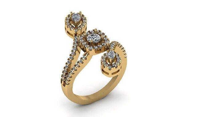  Women Ring  3D print model
