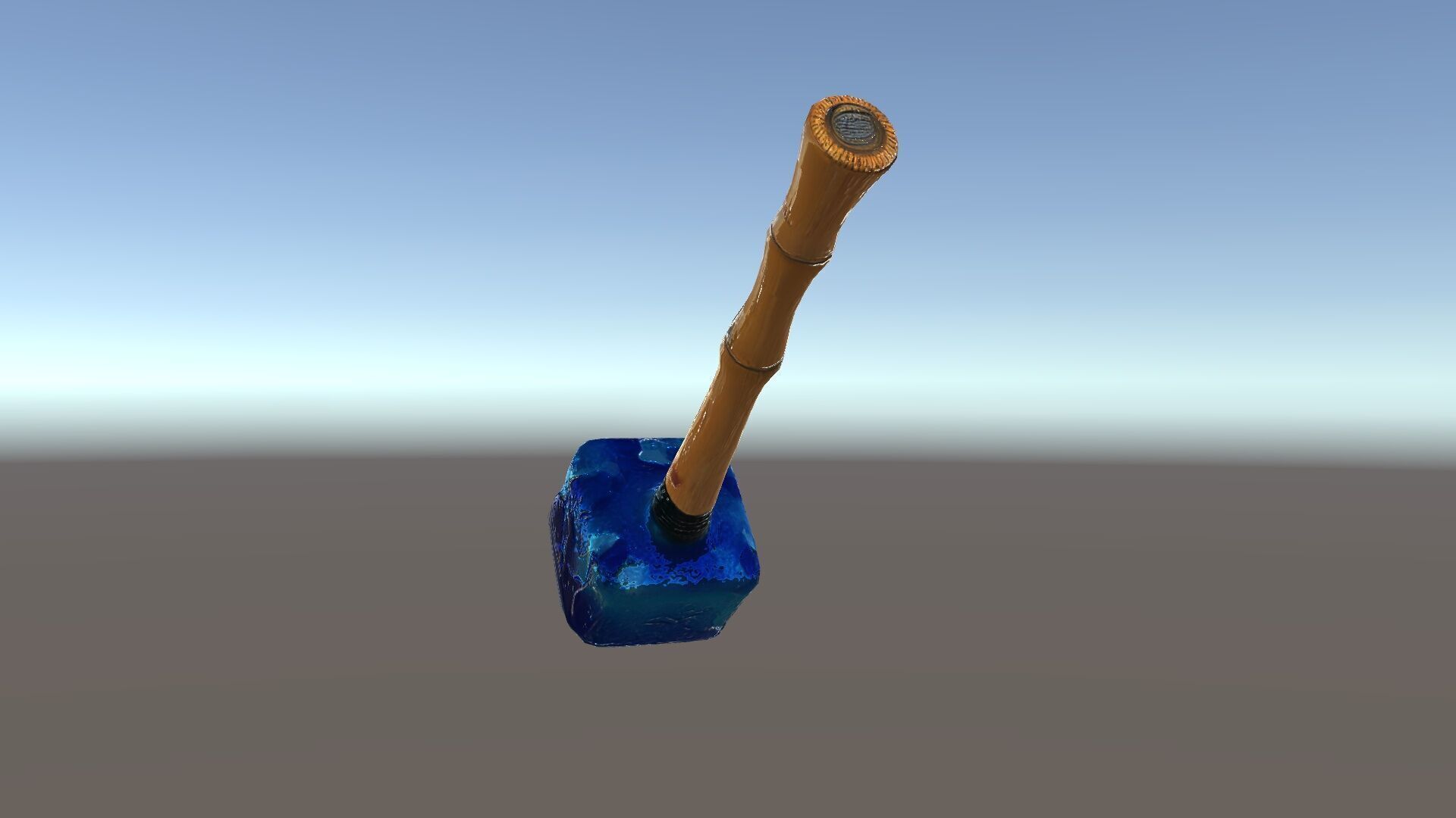 Crystal Hammer and Wooden Handle D Model Pack Low-poly 3D model_8