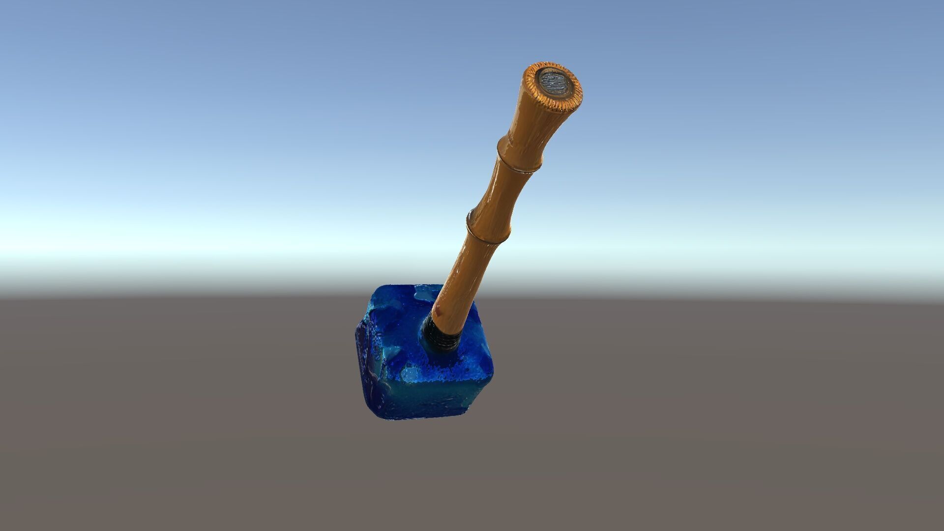 Crystal Hammer and Wooden Handle D Model Pack Low-poly 3D model_10