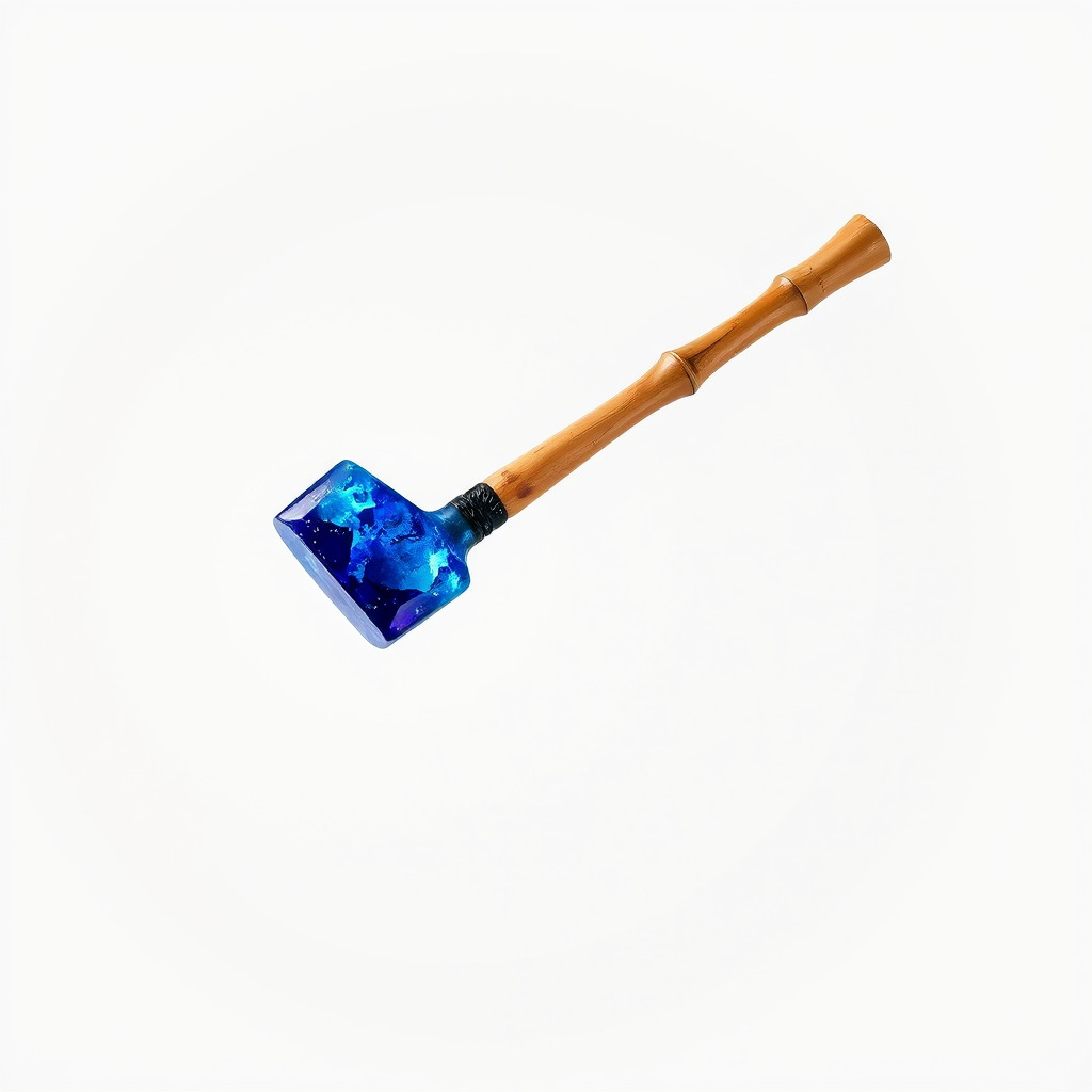 Crystal Hammer and Wooden Handle D Model Pack Low-poly 3D model_3