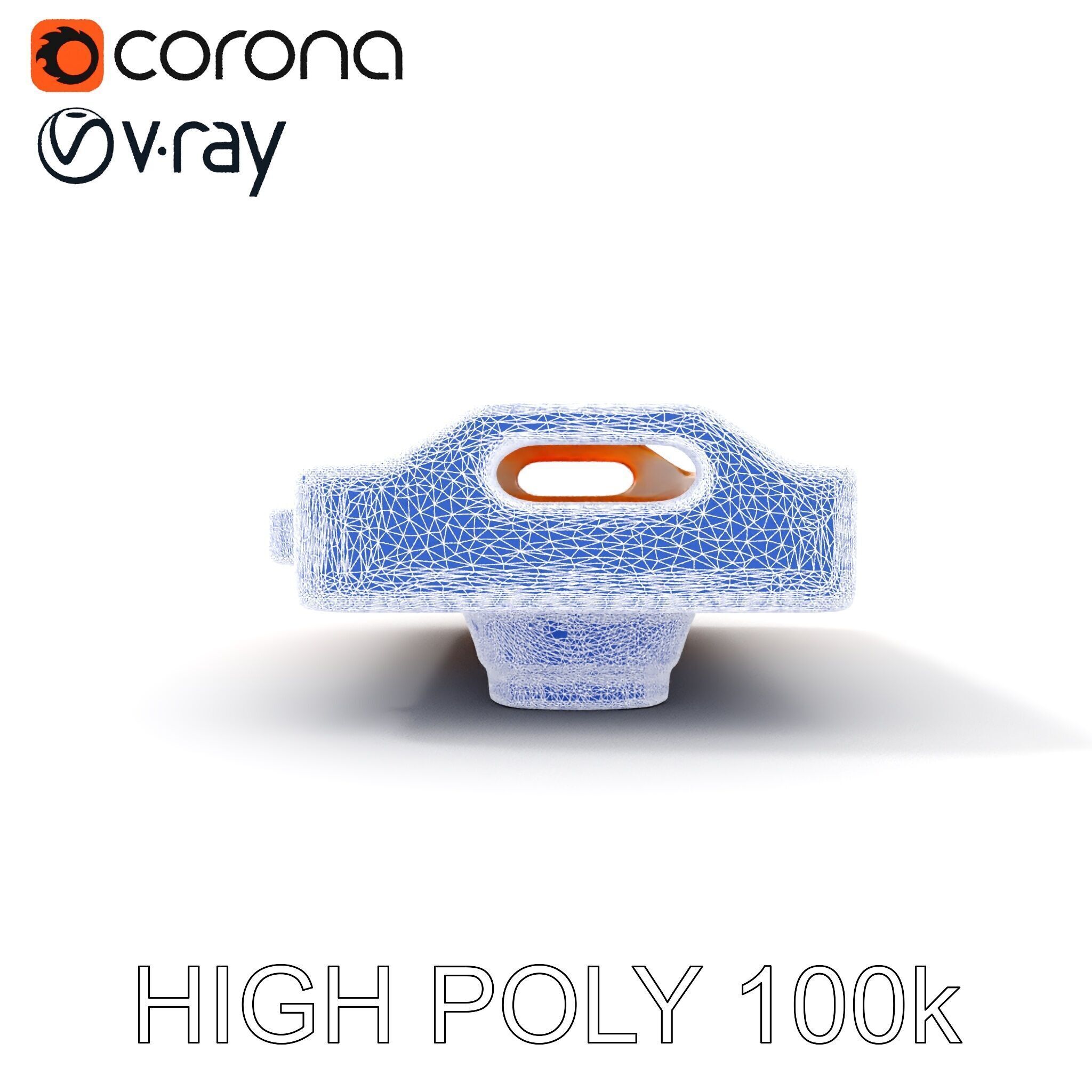 Wooden Serving Tray D Model Pack Low-poly 3D model_14