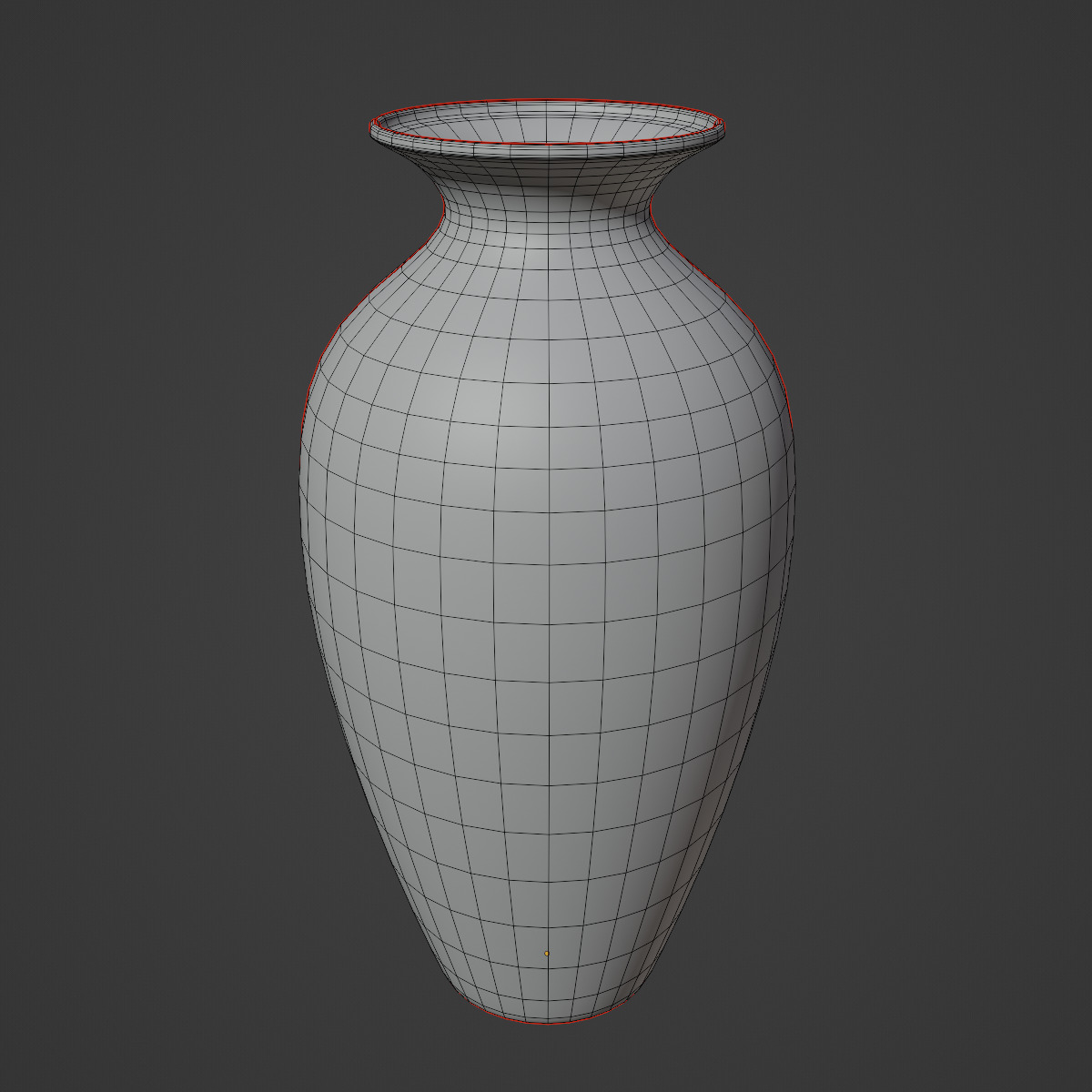 Decorative Vase 01 Low-poly 3D model_8