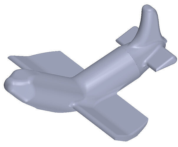 delfin airplane-armg 3D print model