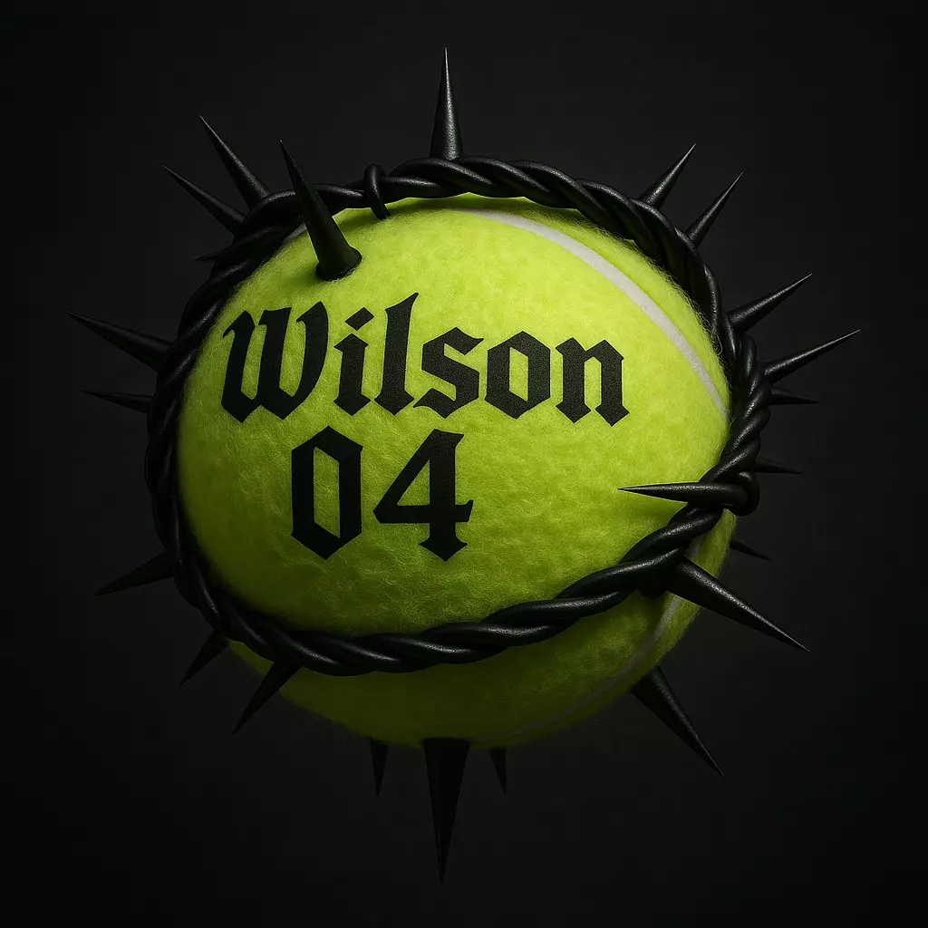 Wilson Tennis Ball Thorn toy 3D print model