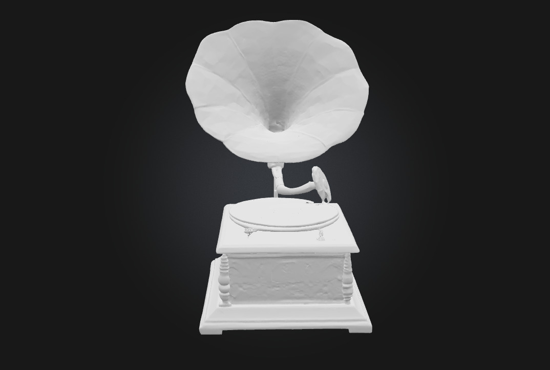 Vintage Gramophone  Nostalgic Sound of a Bygone Era 3D model_5
