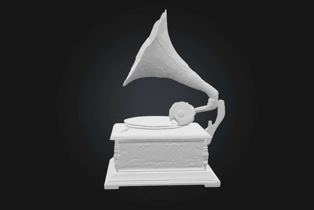 Vintage Gramophone  Nostalgic Sound of a Bygone Era 3D model_8
