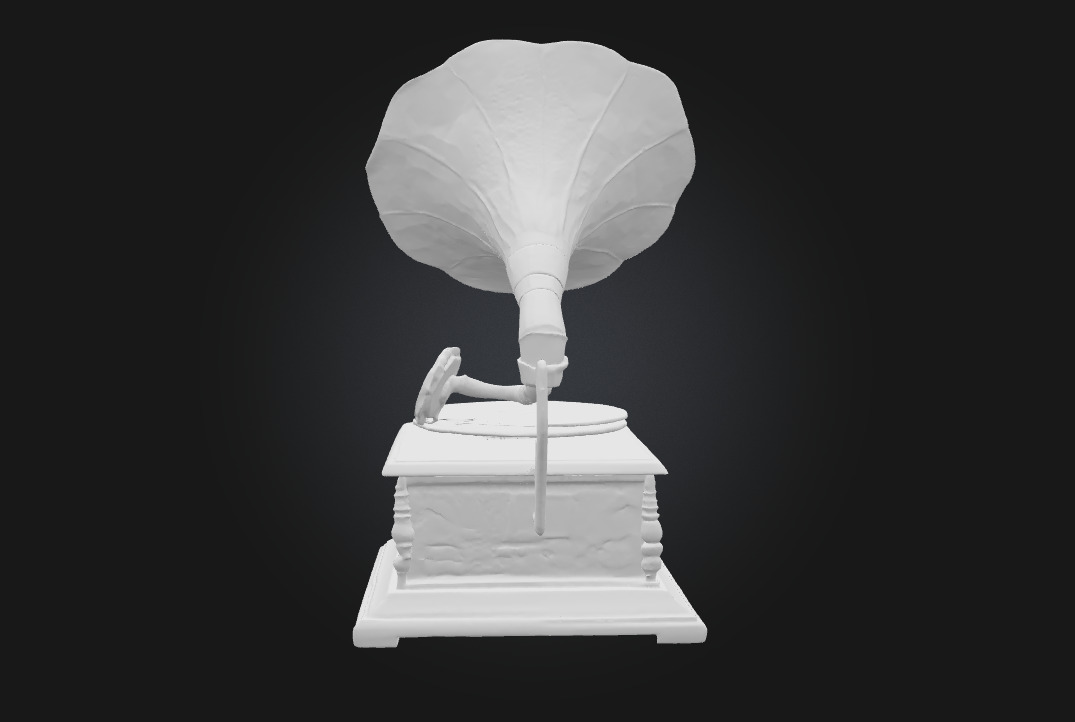 Vintage Gramophone  Nostalgic Sound of a Bygone Era 3D model_7
