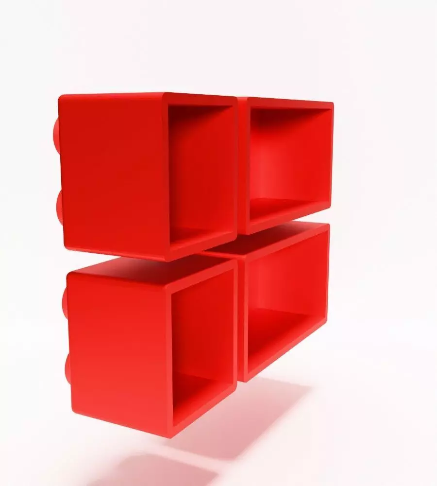 LEGO shelf toy 3D print model_8