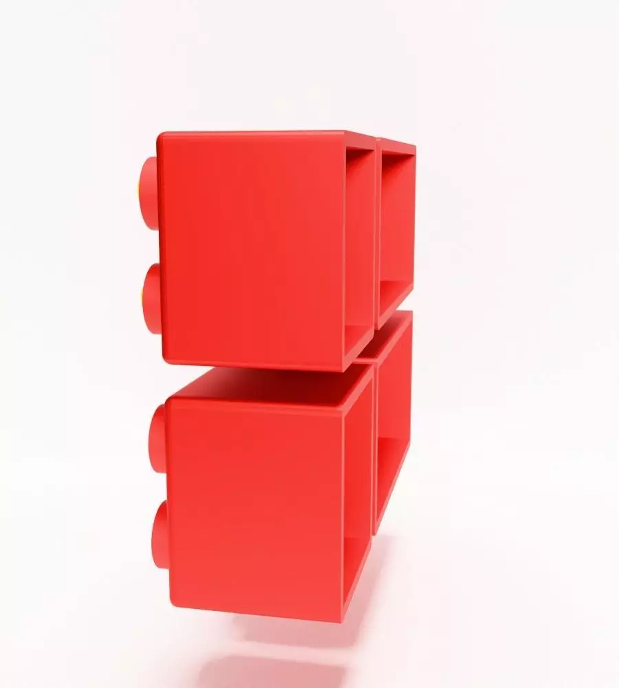 LEGO shelf toy 3D print model_7