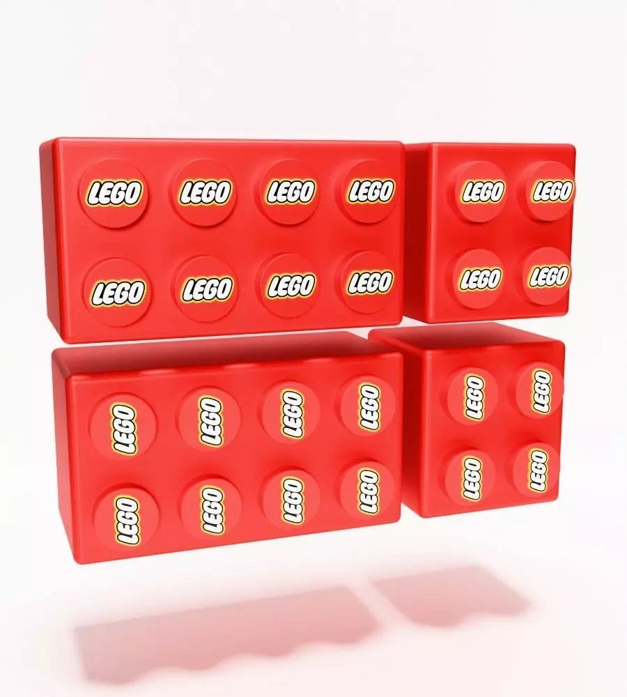 LEGO shelf toy 3D print model_21