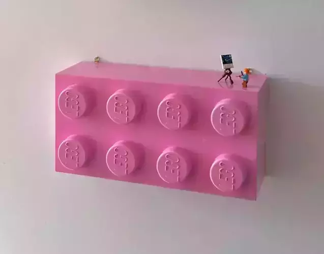 LEGO shelf toy 3D print model